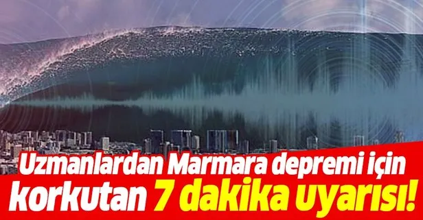 Uzmanlardan Marmara depremi için korkutan uyarı: Tsunami tehlikesi var!