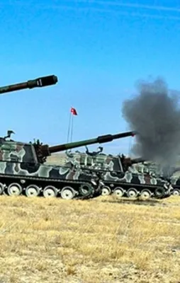 Erdoğan açıkladı top atışları başladı