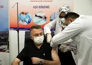 Son dakika: Cumhurbaşkanı Yardımcısı Fuat Oktay koronavirüs aşısı oldu