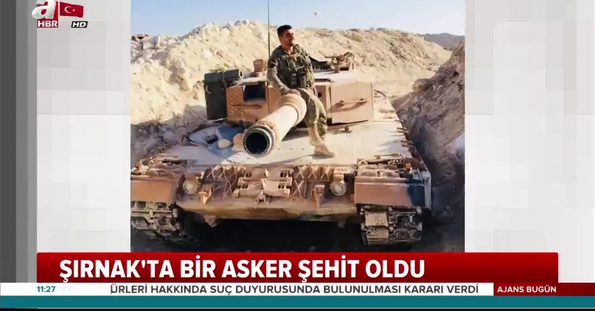 Şırnak'tan acı haber: 1 asker şehit