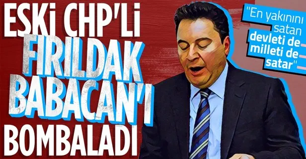 CHP eski Genel Sekreteri Mehmet Sevigen’den Ali Babacan’a sert sözler: En yakınını satan devleti de milleti de satar