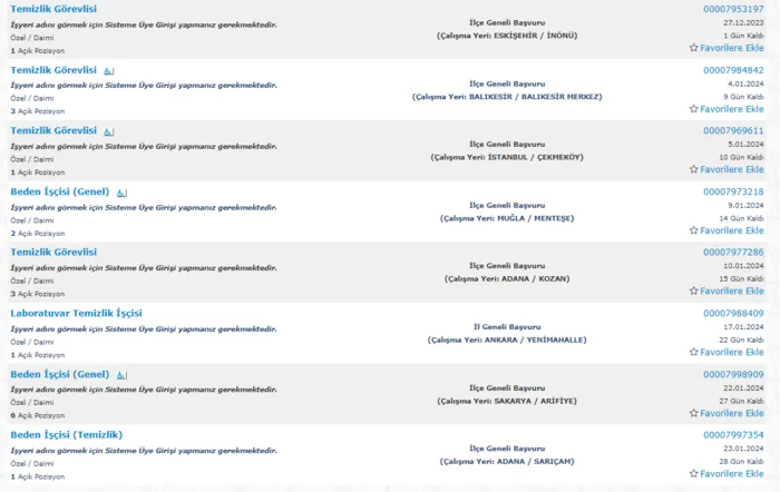 İŞKUR`dan KPSS koşulsuz işçi alımı ilanları: 18-52 yaş, asgari ücretten fazla maaşla temizlikçi, bekçi, güvenlik görevlisi alımı yapılacak! İşte şartlar-7