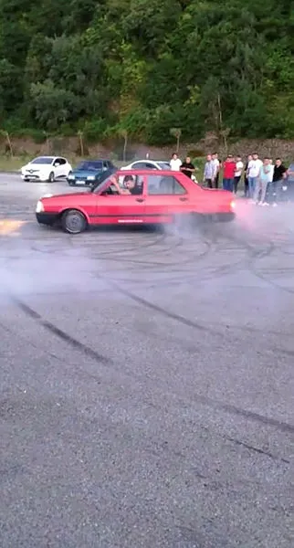 Hem maske takmamış hem de drift yapmıştı! O sürücüye ağır ceza