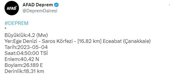 afad-canakkale-eceabat-aciklarinda-42-buyuklugunde-deprem-meydana-geldigini-duyurdu-1683168222037.jpeg AFAD, Çanakkale Eceabat açıklarında 4,2 büyüklüğünde deprem meydana geldiğini duyurdu-2