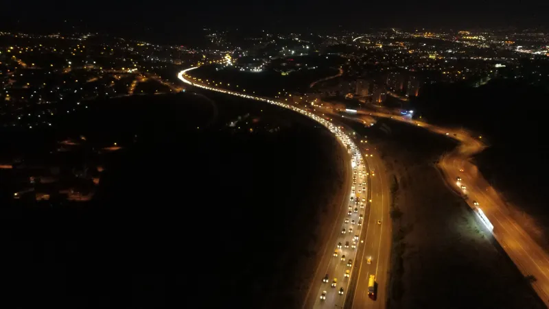 Bayram tatili dönüş trafiği başladı - 10