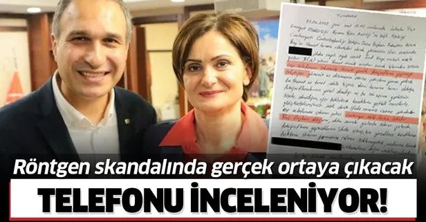 Özçağdaş’ın telefonu inceleniyor