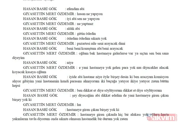 Takvim iddianameye ulaştı: İşte Yenidoğan çetesinin skandalları! Nasıl tezgah kurdular? Örgüt şeması ve gizli yazışmalar: Başımız belada - 36
