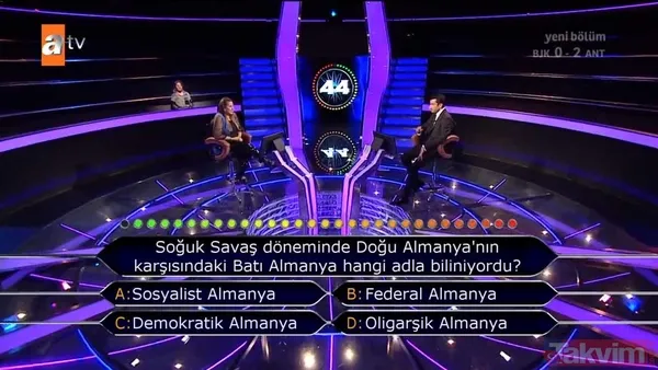 Kim Milyoner Olmak İster'de 125 bin TL'lik zor matematik sorusu: Hangisi bir narsistik sayı değildir? - 43