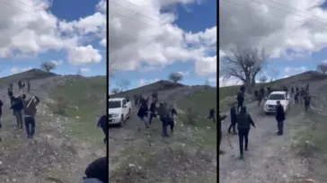 Şırnak'ta arazi kavgası kamerada: 29 yaralı