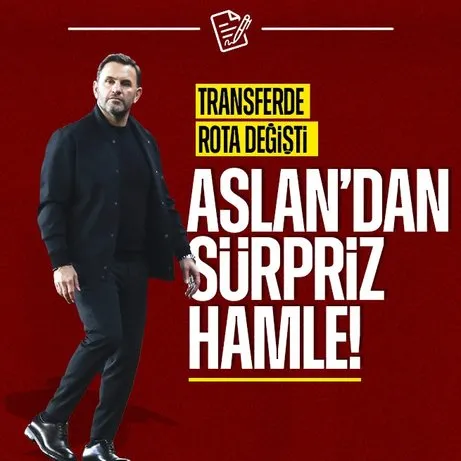 Galatasaray’a sürpriz orta saha!