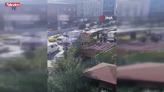 Arnavutköy'de İETT otobüsünde bıçaklı saldırı: 3 yaralı
