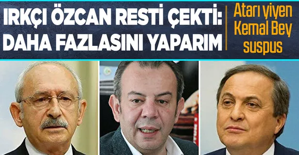 Irkçı söylemlerle tepki çeken CHP'li Tanju Özcan'dan "sözlerimin arkasındayım" çıkışı! Kılıçdaroğlu'nun tavrı ne olacak?