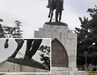 Atatürk anıtına saldırıya 5 yıl 22 gün hapis cezası