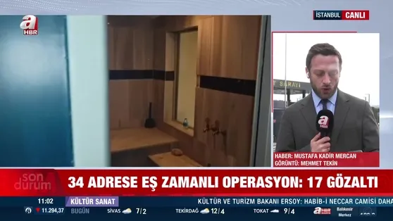34 adrese eş zamanlı operasyon: 17 gözaltı
