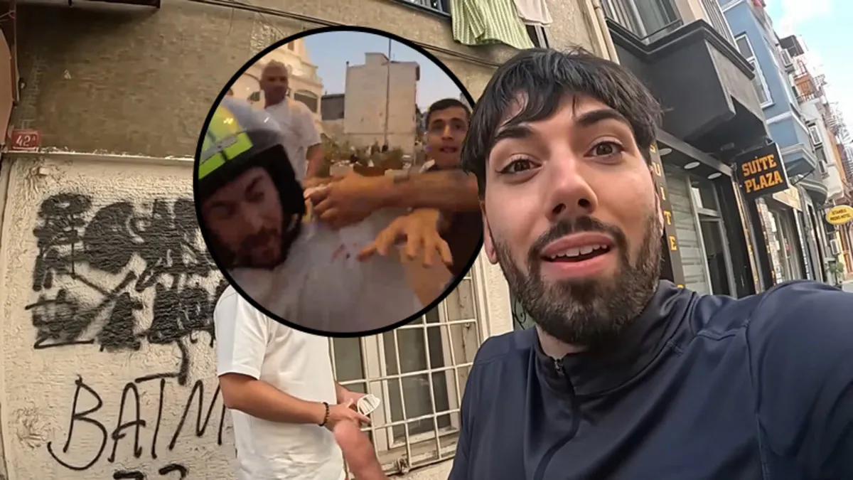 İspanyol YouTuber Tarlabaşı'nda kabusu yaşadı! 'Niye çekiyorsun' diyerek darp ettiler