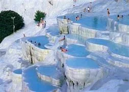 Pamukkale’ye turist akını