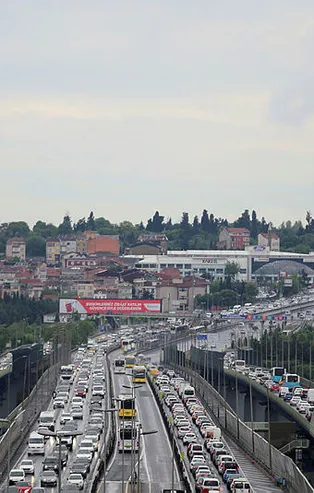 İstanbul'da trafik yoğunluğu yeniden arttı