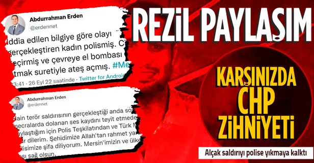 CHP’li başkandan çirkin dezenformasyon: Polislere iftira attı