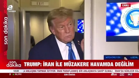 Trump: İran ile müzakere havamda değilim
