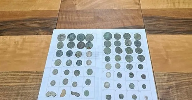 Edirne'de otomobilde 60 sikke ele geçirildi