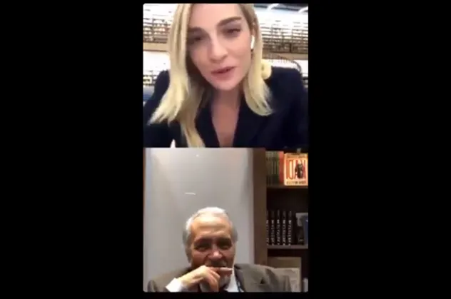 Tarihçi İlber Ortaylı'nın evli olan Cansu Canan Özgen'e sarf ettiği çirkin sözler gündem oldu: Maşallah şuna bak