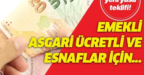 Ekonomiye yeni paket! Emekli, asgari ücretli, esnaflar...