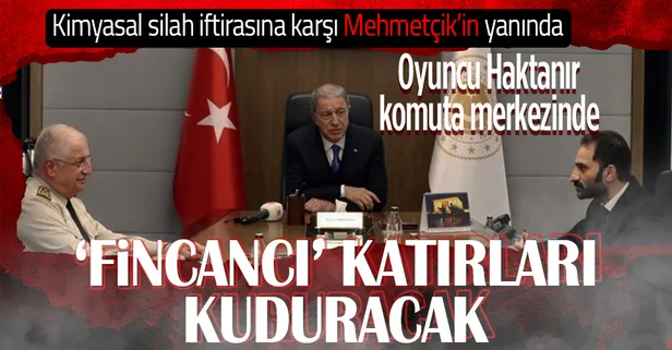 SON DAKİKA: Milli Savunma Bakanı Hulusi Akar "TSK kimyasal silah kullandı" iftirasına tepki gösteren oyuncu Burak Haktanır ile görüştü
