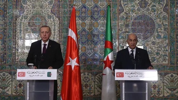 Başkan Erdoğan Cezayir Cumhurbaşkanı Abdülmecid Tebbun ile görüştü-2