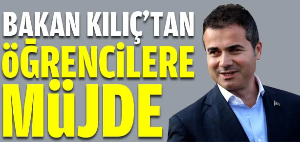 Bakandan öğrencilere müjde
