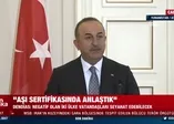 Dışişleri Bakanı Mevlüt Çavuşoğlu: Yunanistan ile aşıların karşılıklı tanınması kararı aldık