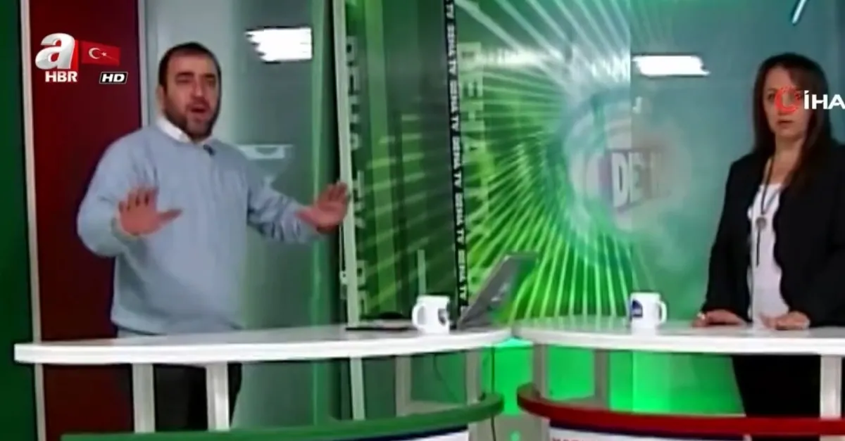 Denizli'deki depreme canlı yayında yakalandılar! İşte o görüntüler