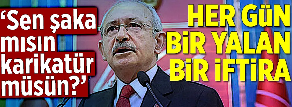 Kılıçdaroğlu sen şaka mısın, karikatür müsün?