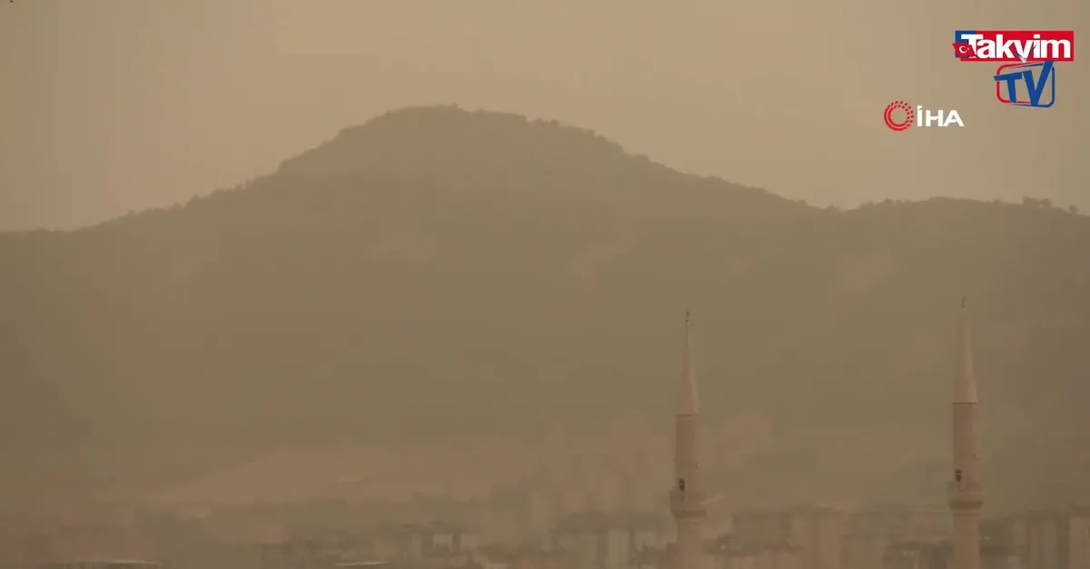 Toz bulutu Adıyaman’ı etkisi altına aldı