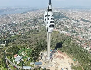 İstanbul Çamlıca Kulesi'nin inşaatında sona yaklaşılıyor! O bölüm de tamamlandı