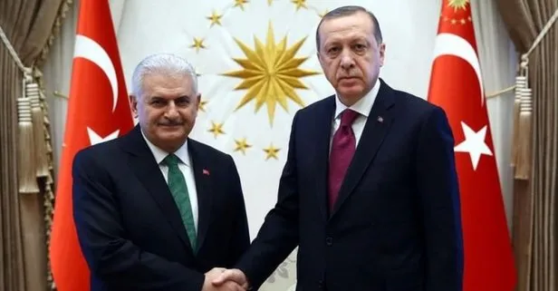 Başkan Erdoğan’dan Binali Yıldırım’a şeref madalyası