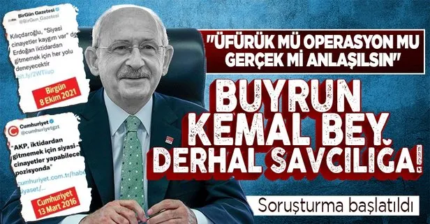 Son dakika! CHP Lideri Kemal Kılıçdaroğlu&#39;nun Siyasi cinayetler iddiasına Ankara Cumhuriyet Başsavcılığı soruşturma başlattı - Takvim