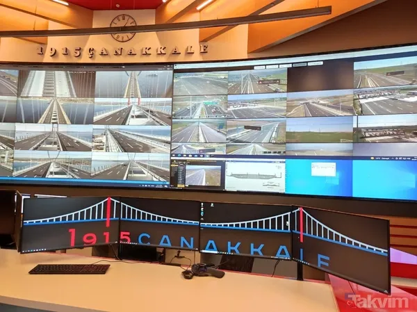 Akıllı sistem, yapay zeka! 1915 Çanakkale Köprüsü 7/24 izleniyor! 'Her şey kontrol altında' - 1