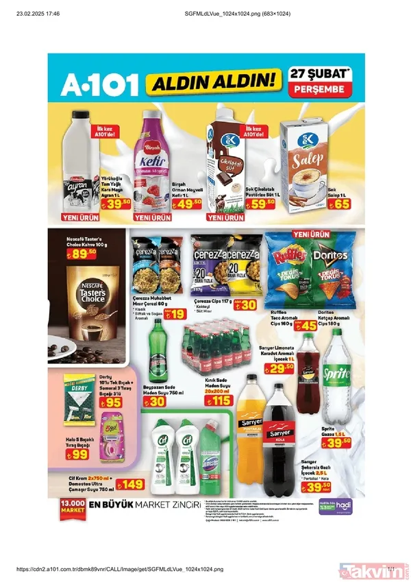 Starking Elma - 37.50 Tl/Kg (%12 İndirim) Tabak Mantar - 44.50 Tl/Adet (%15 İndirim) Kombinet Dana Kuşbaşı (400 G) - 184 Tl (%12 İndirim) Beşler Dana Kuşbaşı...