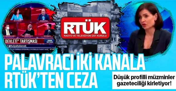 RTÜK’ten, Gülnaz Şırınga rezaletinin kanalı Halk TV’ye ve CHP’li Berhan Şimşek’in militan hakaretine çanak tutan Habertürk’e ceza