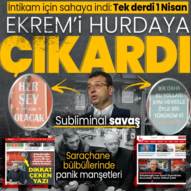 Kılıçdaroğlu intikam için saha çalışmalarına başladı! Hurdalıkta İmamoğlunu hurdaya çıkardı: Bu yolları aynı hevesle yürürüm şok olursunuz