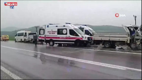 Gaziantep'te trafik kazası: 1 ölü 2 yaralı