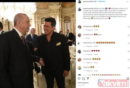 Hakan Ural Dolmabahçe Sarayı’nda gerçekleşen iftardan Başkan Recep Tayyip Erdoğan ile fotoğrafını paylaştı: Sevmek ayıp mı yahu