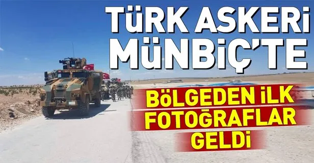 Türk askerleri Münbiçte