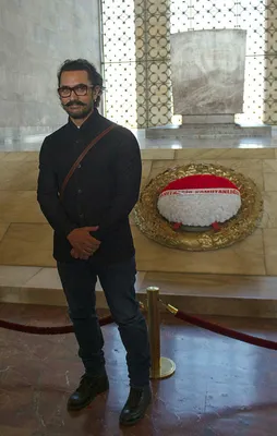 Aamir Khan, Anıtkabir’i ziyaret etti