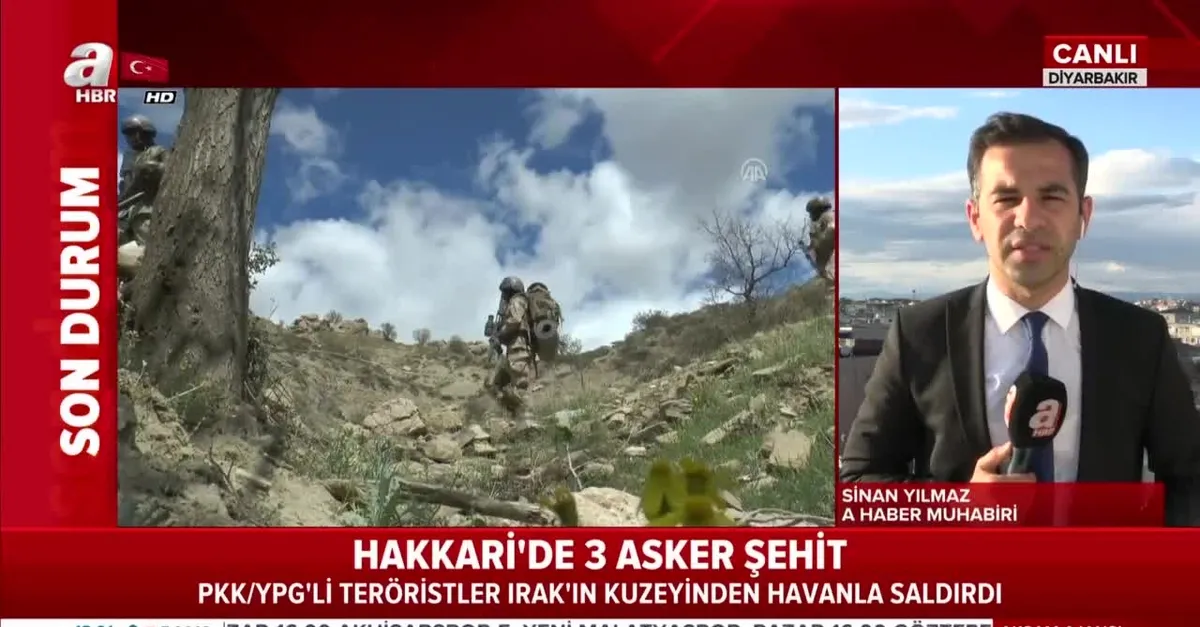 Hakkari'de 3 asker şehit oldu