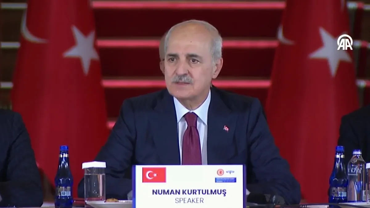 TBMM Başkanı Kurtulmuş'tan NATO Parlamenter Zirvesi”nde iki devletli çözüm mesajı: "Orta Doğu'da barış olmadan dünyada barış olmaz"