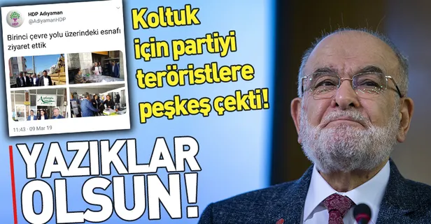 İşte ittifakın karesi! HDP ve Saadet el ele oy topluyor!