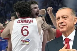 Başkan Erdoğan'dan 12 Dev Adam'a tebrik: Final yolunda başarılar