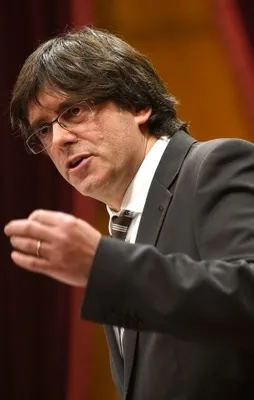 Katalan lider tahliye edildi