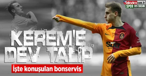 Galatasaray haberleri | Kerem Aktürkoğlu’na dev talip! İşte konuşulan bonservis bedeli